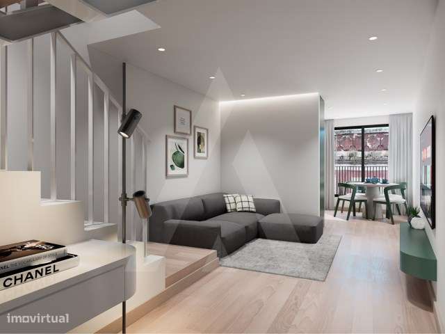 Apartamento T1 com mezzanine no centro da cidade de Aveiro - Grande imagem: 2/19