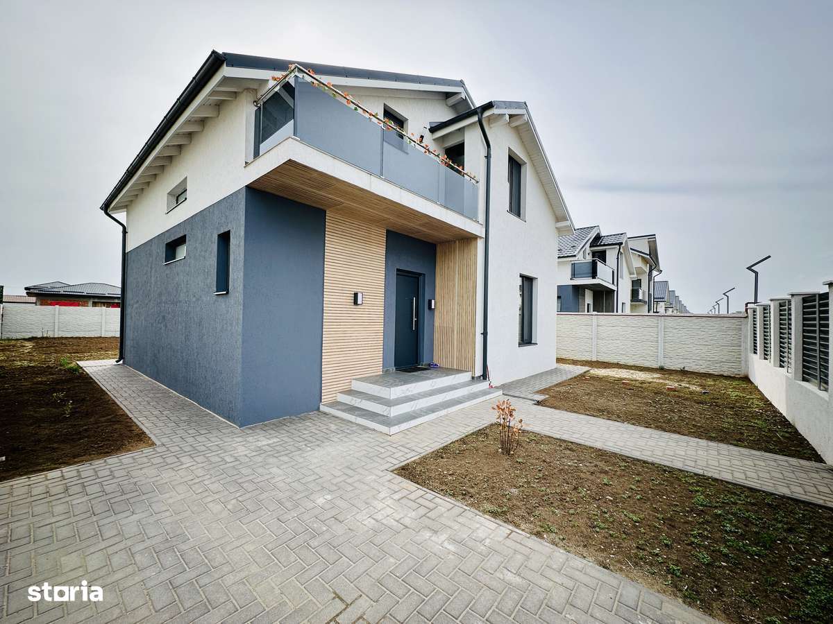 Casă modernă || de vânzare Comuna Berceni || P+M 4 camere || 386 mp - Imagine principală: 2/19