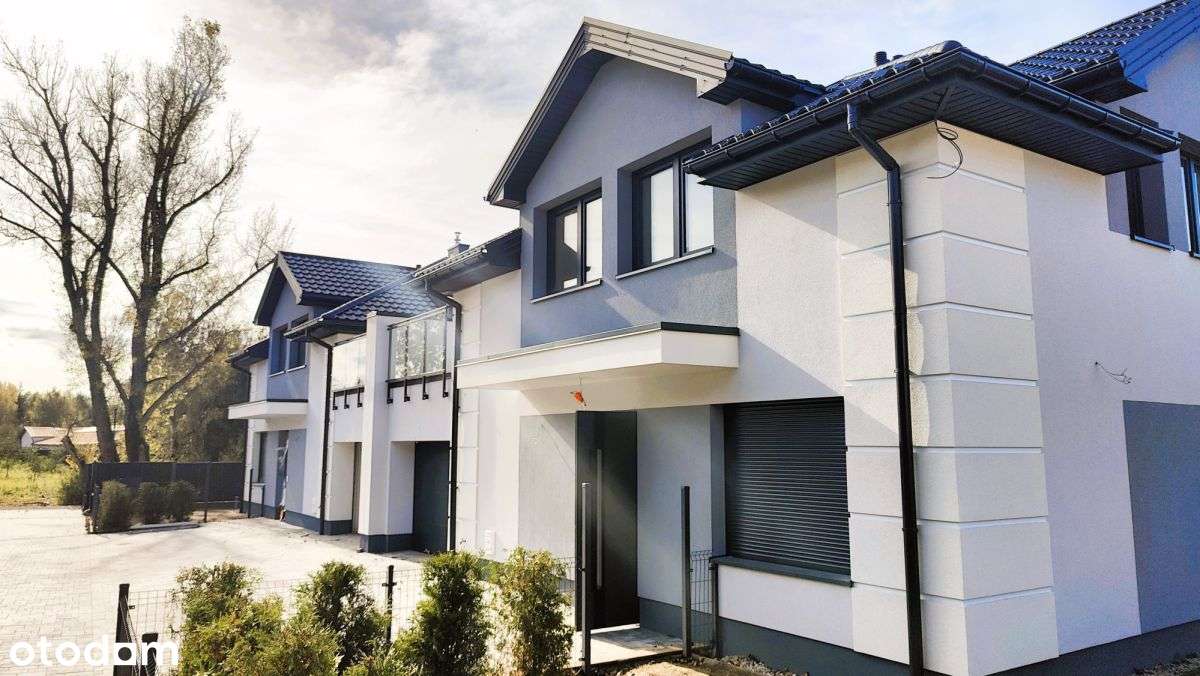 Nowoczesny bliźniak deweloperski na Rogach-3