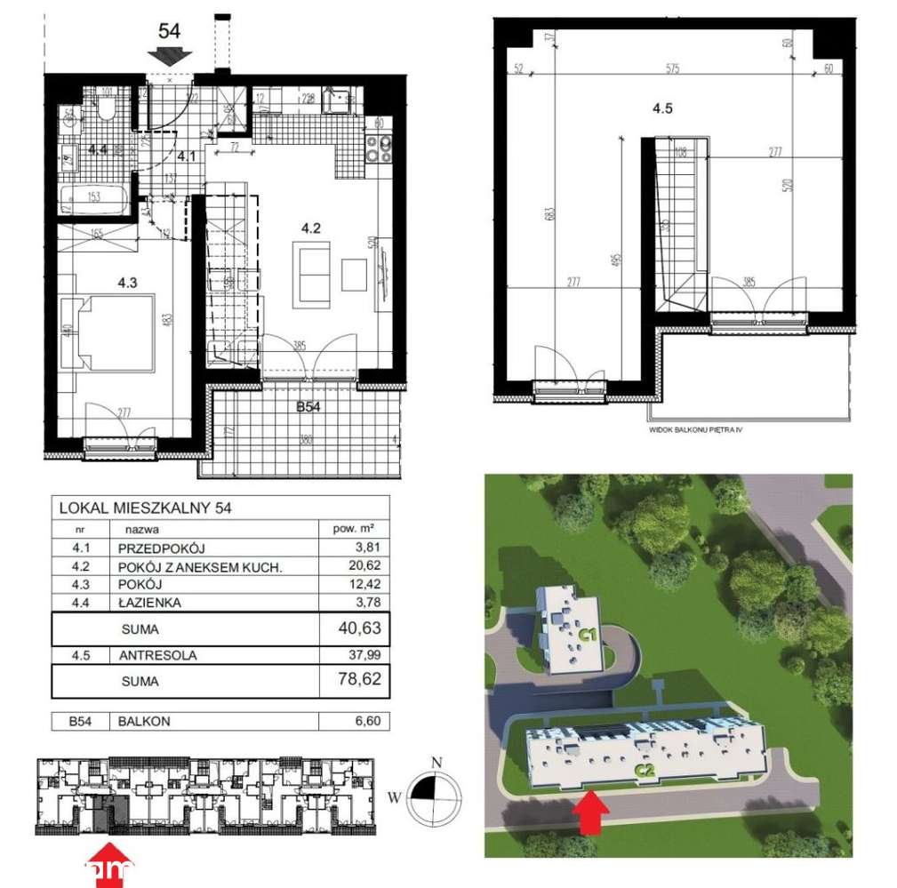 4pok|2 łazienki|garderoba|Czyżyny/ok M1|0%|Eng-0