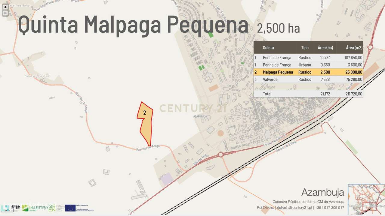 Terreno rústico Malpaga Pequena, Azambuja. Em Venda! - Grande imagem: 2/11