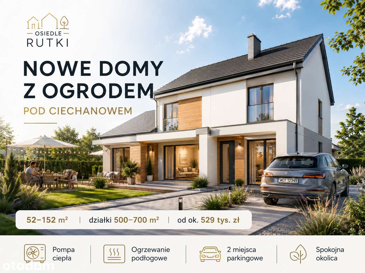 Domy STAN DEWELOPERSKI | metraże od 52m2 do 152m2 | różne ceny
