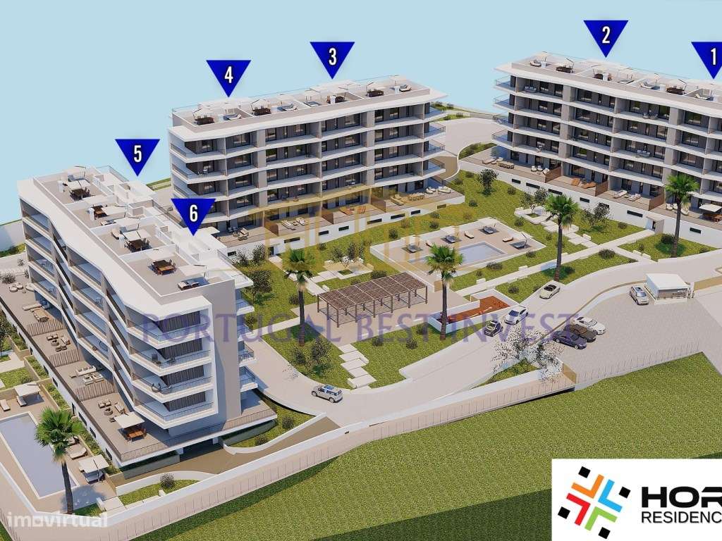 Apartamento T2 perto da praia em condomínio fechado em construção e... - Grande imagem: 4/26