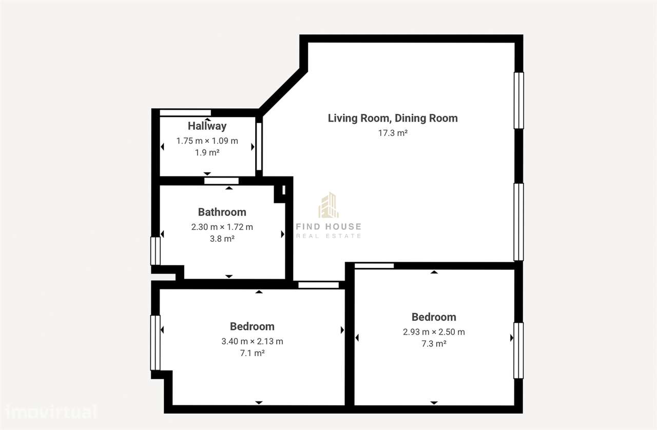 Apartamento T2 totalmente remodelado, em condomínio privado, em Vilamo-29