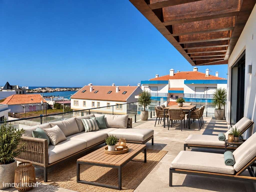 Penthouse T3 de Luxo com Vista Mar junto à praia do Baleal-4