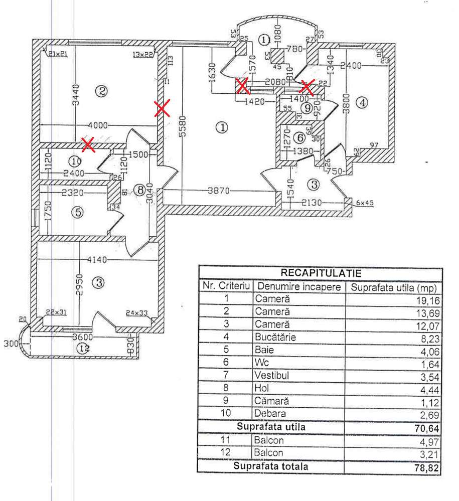 Apartament 3 camere ~ Etaj 2/4 ~ 2 Bai ~ str. Stefan Burileanu-18