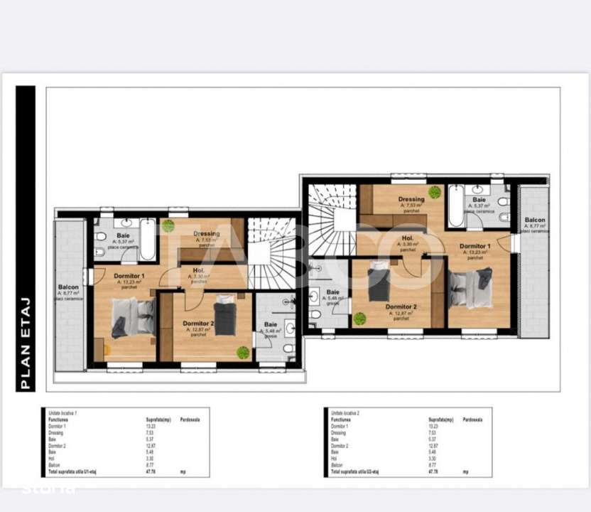 Vanzare duplex premium garaj pentru 2 masini chiar la intrare in Tauti - Imagine principală: 5/15