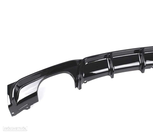 DIFUSOR PARA BMW F30 F31 11-18 PRETO BRILHANTE ABS - 2