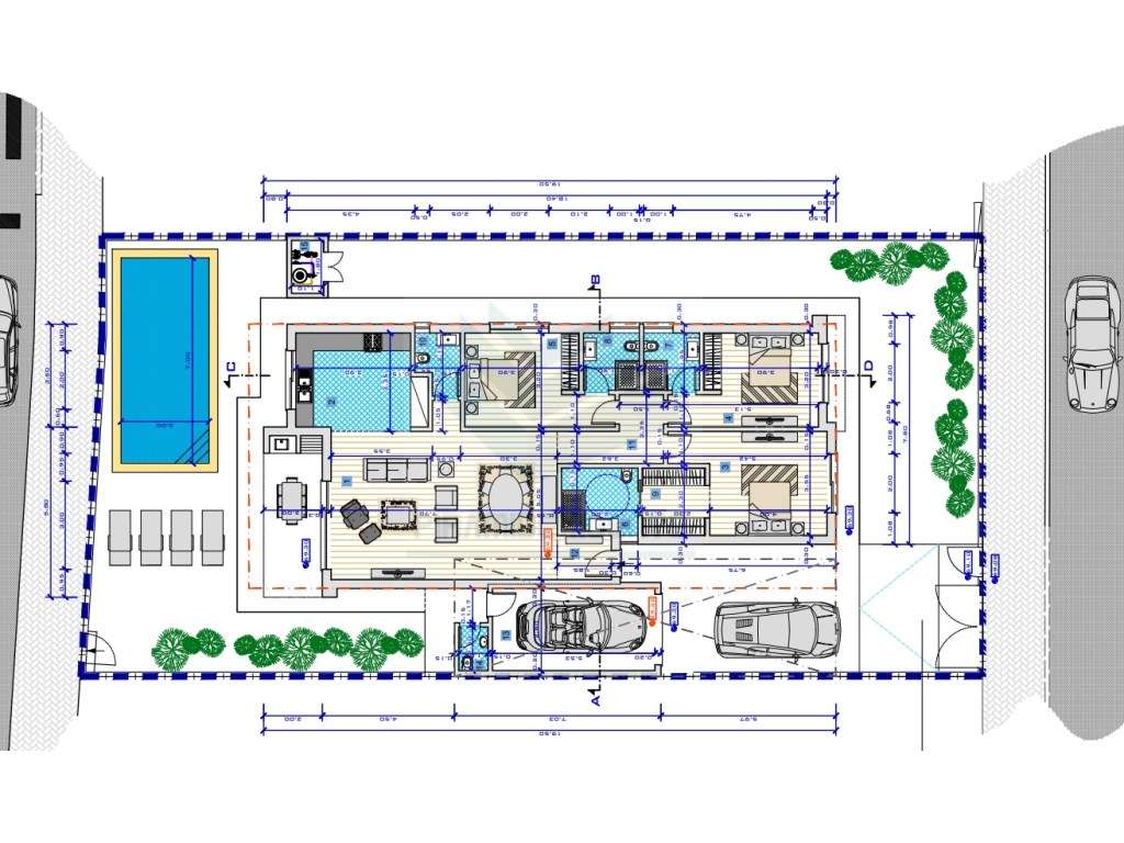 Moradia Isolada, Nova, 3 Suítes, Piscina, Garagem, AZEITÃO!-25