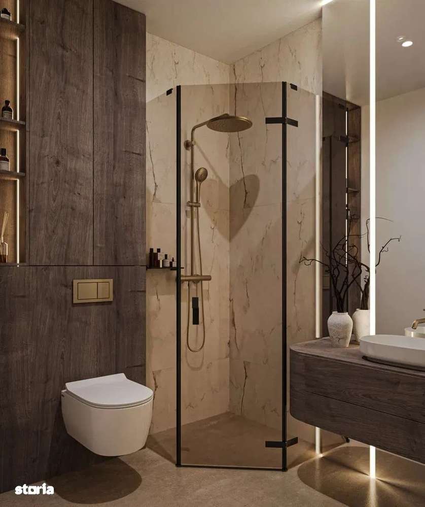 Vând apartament lux cu 4 camere – mobilat complet | Parcare subterană-17