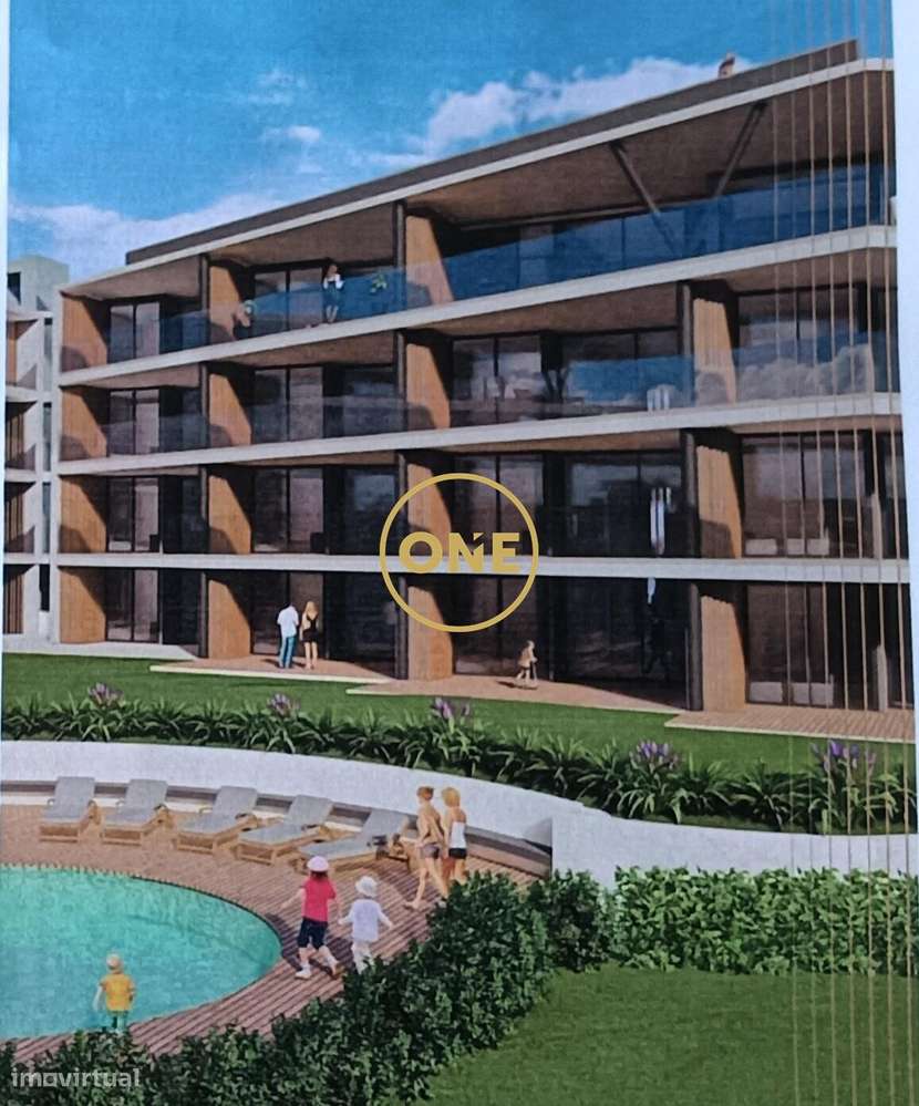 Apartamento T1 com piscina no rooftop, a 5 min a pé da praia da Oura - - Grande imagem: 4/13
