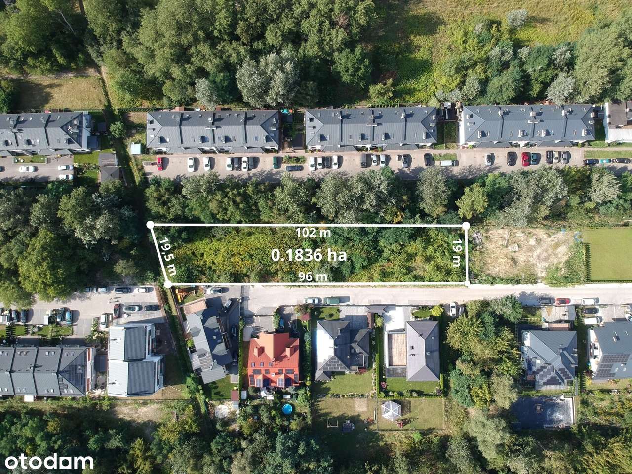 Działka inwestycyjna 1836 m² z opcją powiększenia do 0,9 ha-2