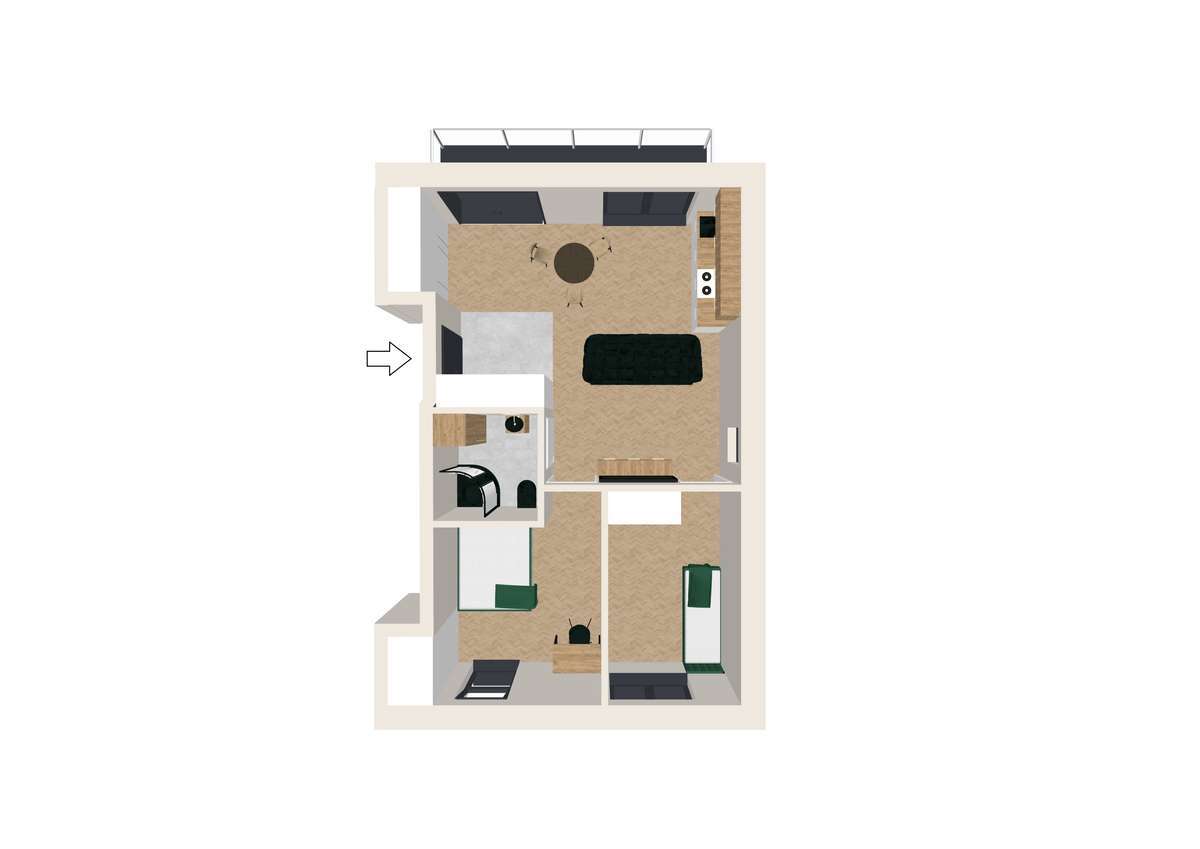 Nowe mieszkania w zielonej okolicy Lubina - dwupoziomowe-13