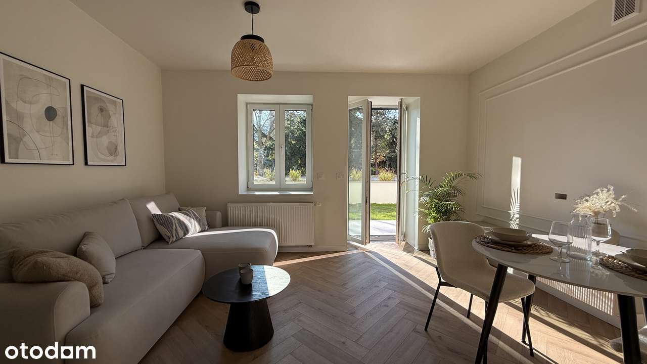 Piękne 2-pokojowe mieszkanie z ogródkiem w butikowej willi | Pod klucz