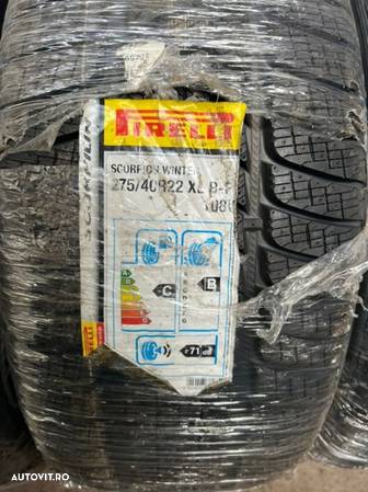 vând set anvelope 275/40/22-315/35/22 Pirelli de iarnă noi runflat - 4