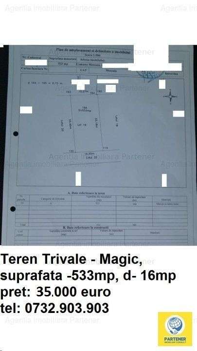 Terenuri Trivale, diverse suprafete, utilitati - Imagine principală: 2/11
