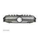 GRELHA FRONTAL PARA MERCEDES CLASSE A W177 V177 LOOK A35 DIAMOND PRETO CAMERA - 2