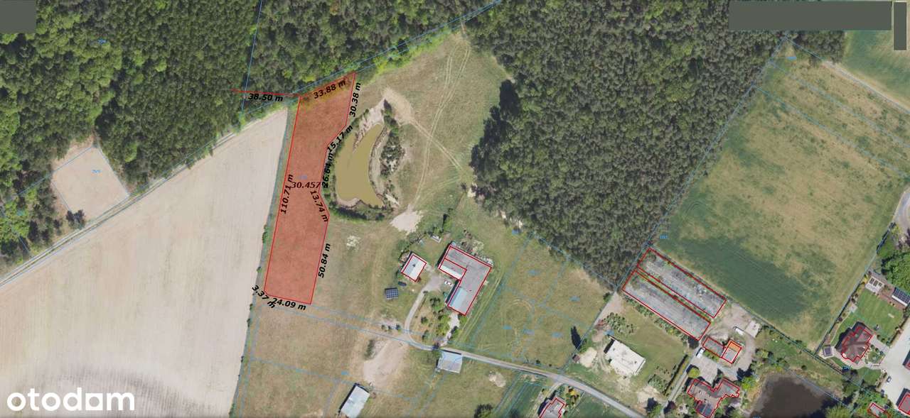 Działki budowlane z warunkami zabudowy na kilka domów 3092m2 i 3013m2-2