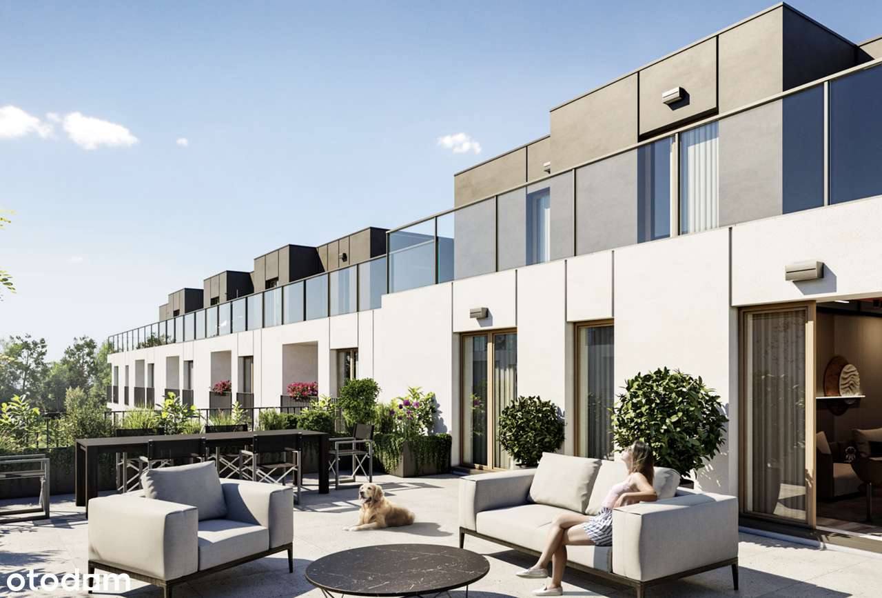 Apartament z dużym Tarasem 36 m2, Salon 40 m2, Duże przeszklenia, ATAL-6