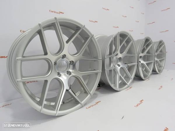 Jantes Haxer HX022 20 x 9+10 5x120 Silver Bmw Super concavo - 4