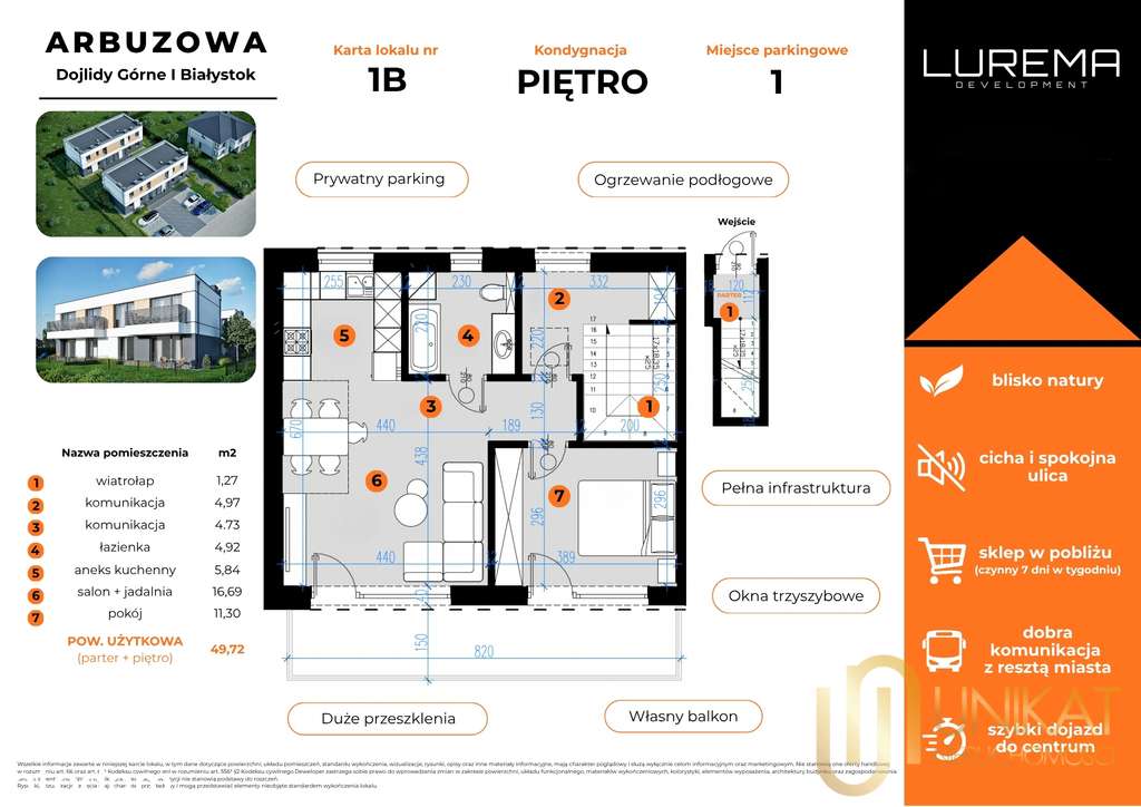 Mieszkanie z ogródkiem/ miejsce postojowe w cenie! - Pełny obrazek: 5/8