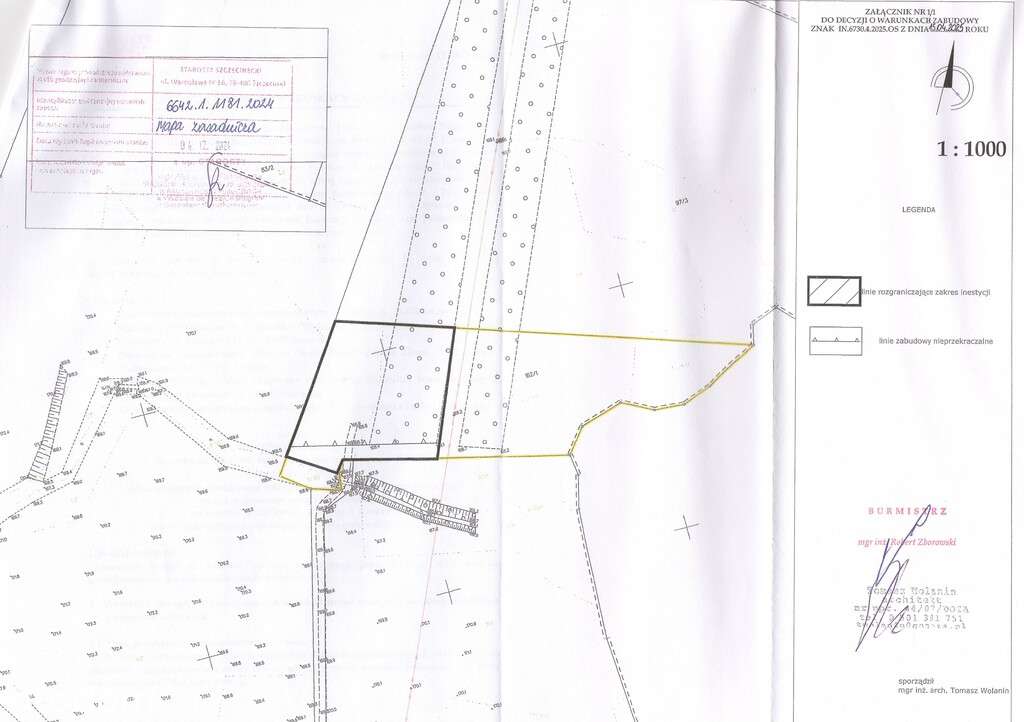 Duża działka wśród lasów. Wydane warunki zabudowy. - Pełny obrazek: 4/20