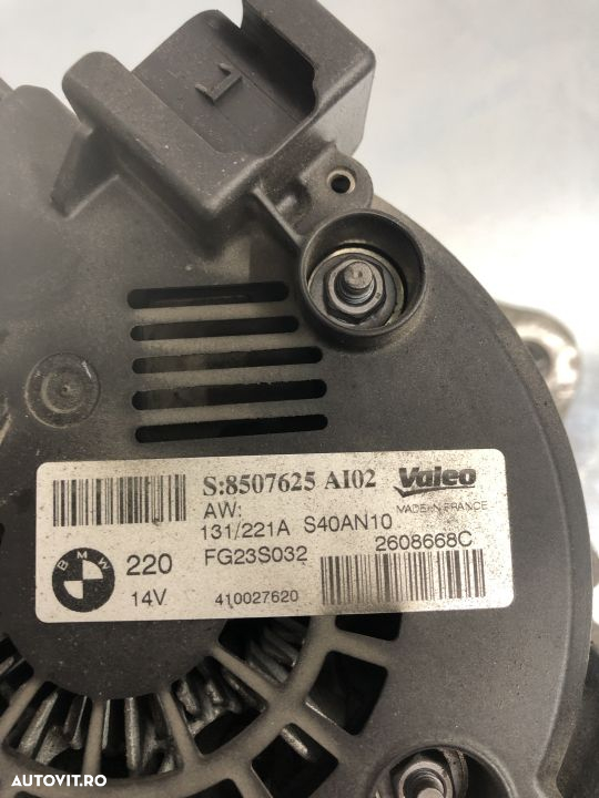 Alternator BMW F10 F11 520d Touring Steptronic, 184cp - 2