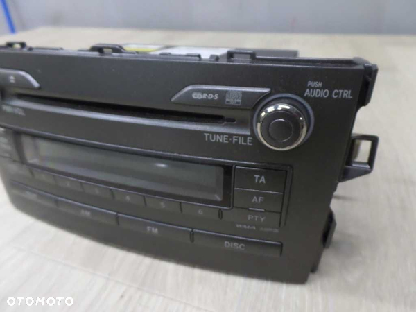 TOYOTA AURIS I 06- RADIO RADIOODTWARZACZ CD MP3 86120-02520 - 4