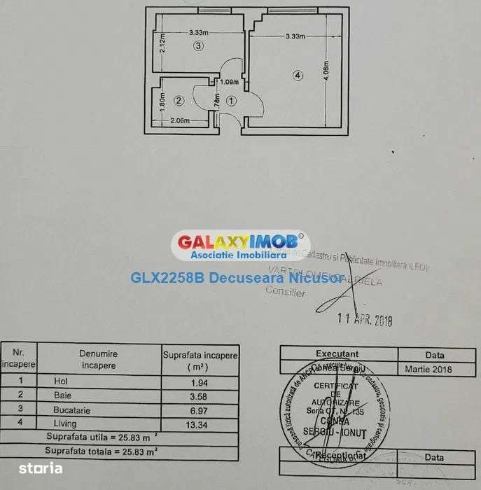 Garsoniera mobilata utilata Militari Residence 44.900 euro - Imagine principală: 4/4