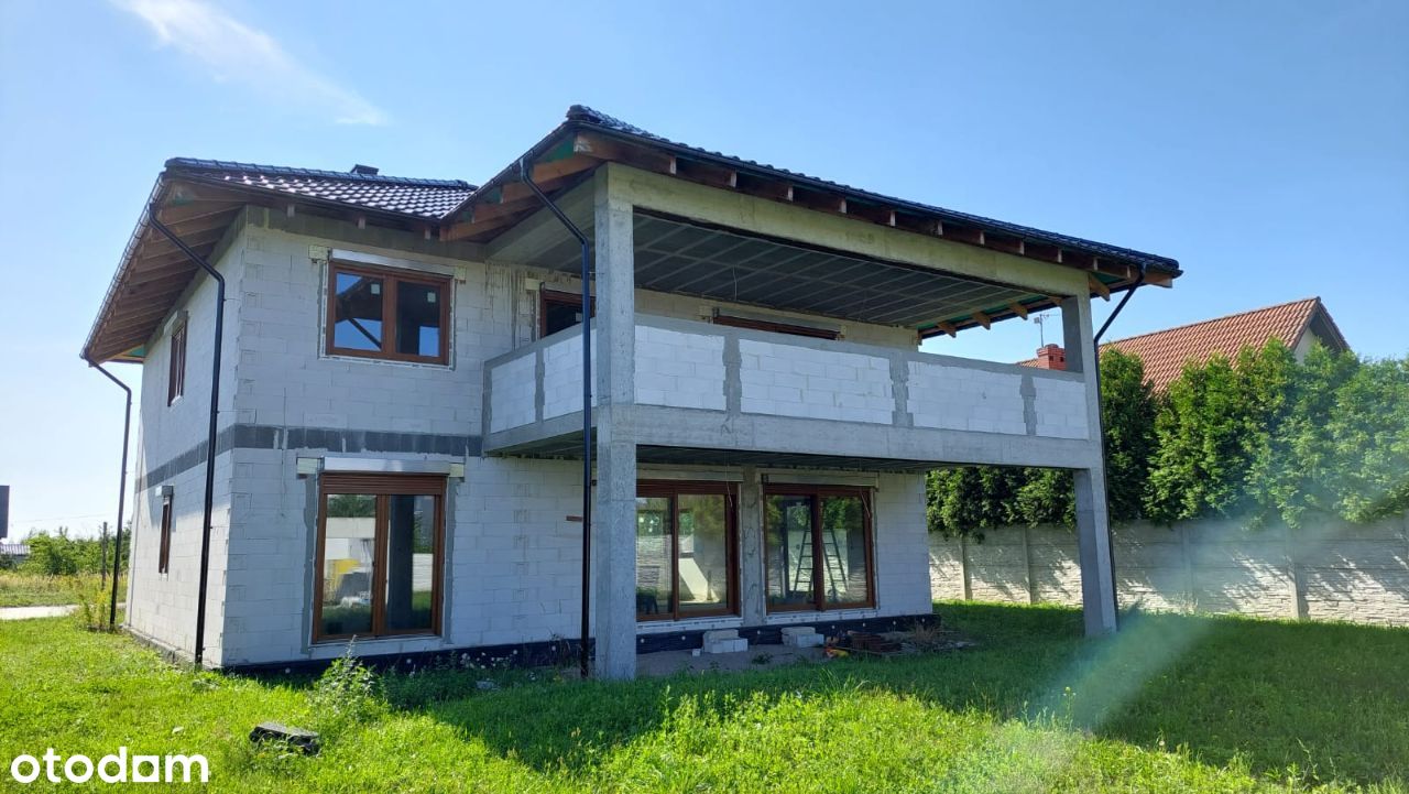Jelcz-Laskowice, NOWOCZESNY dom w budowie