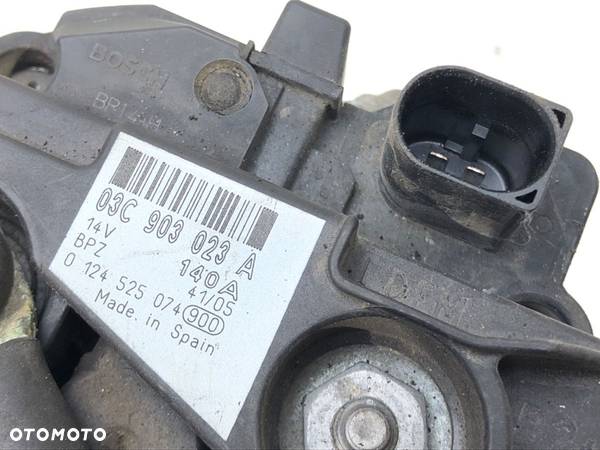 ALTERNATOR VW PASSAT B6 (3C2) 2005 - 2010 1.6 FSI 85 kW [115 KM] benzyna 2005 - 2008 03C903023A - 3