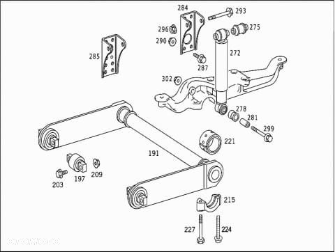 MERCEDES ATEGO ACTROS 9413260440 ŁĄCZNIK MOCOWANIE  AMORTYZATORA - 7