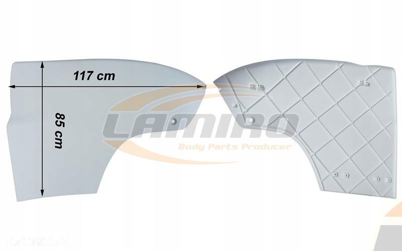 SCANIA HIGHLINE SPOILER OWIEWKA DACHOWY PRAWY UCHO - 1