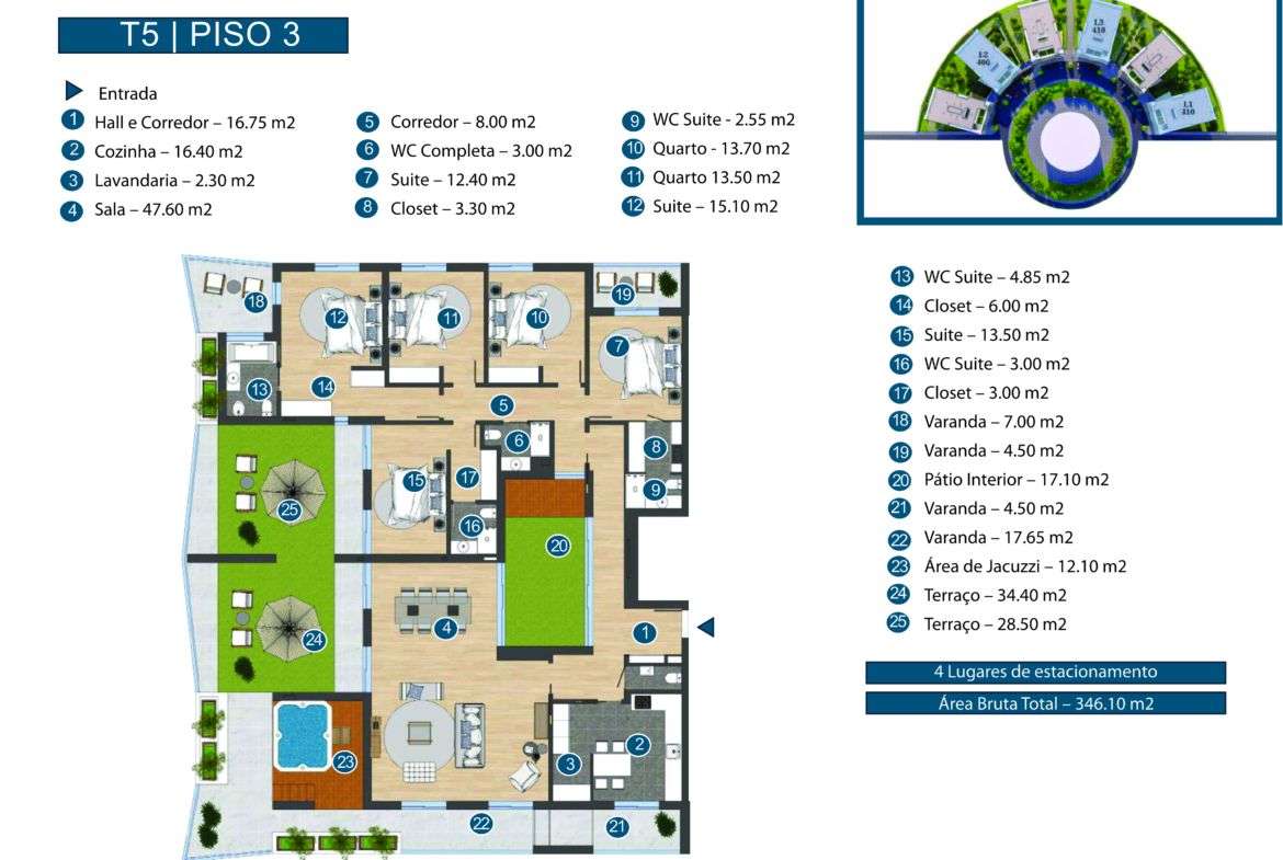 Apartamento T5 | Serra De Carnaxide - Grande imagem: 4/5