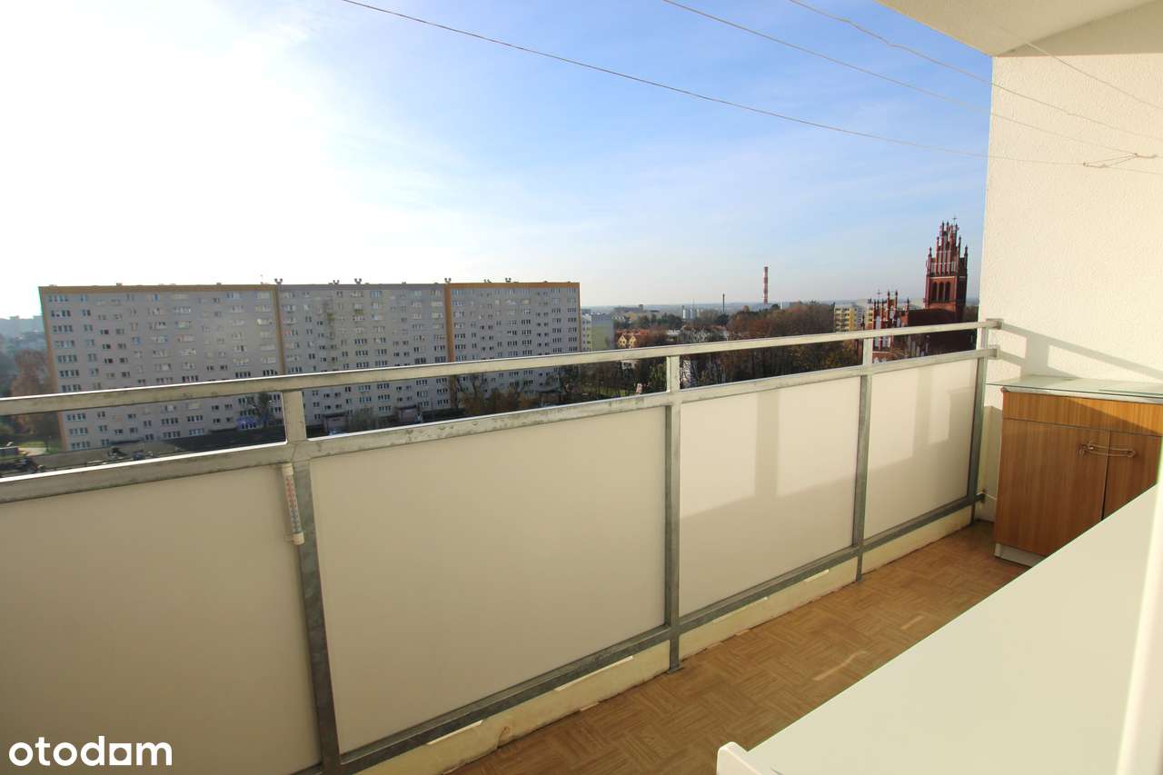 Słoneczne 3-pokojowe mieszkanie 59,60 m² z dużym balkonem na Zawadzie-1