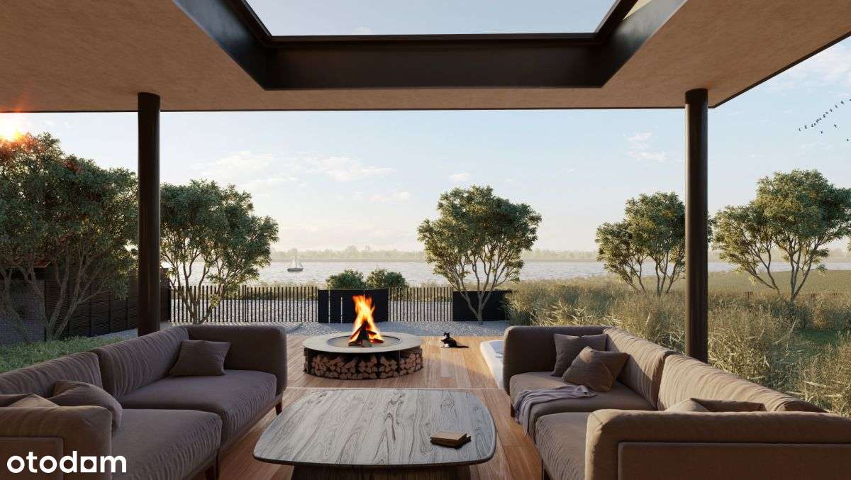 Grunt z linią brzegową oraz pozwoleniem na budowę-4