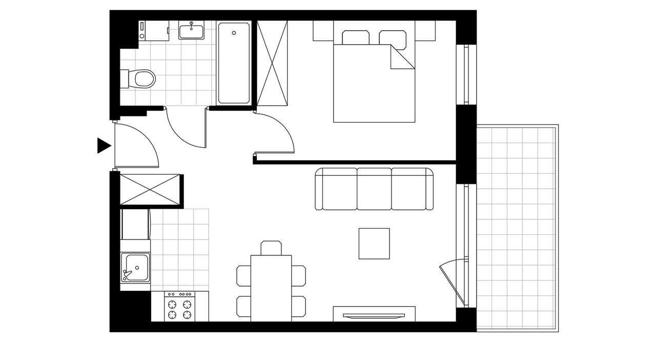 Dywizjonu 303 | mieszkanie 2-pok. | 2.5.4. - Pełny obrazek: 4/9