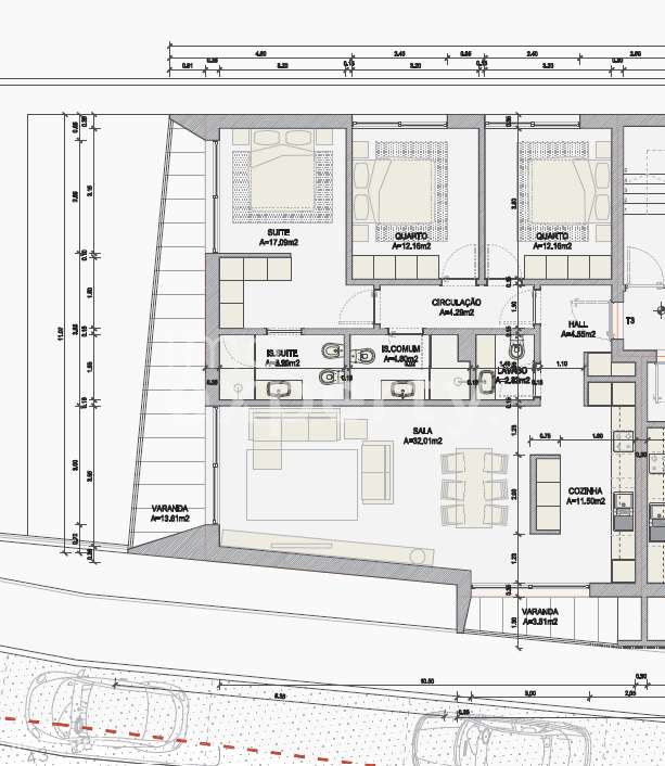 Apartamento T3 em Condomínio Fechado, Loures - Grande imagem: 3/18