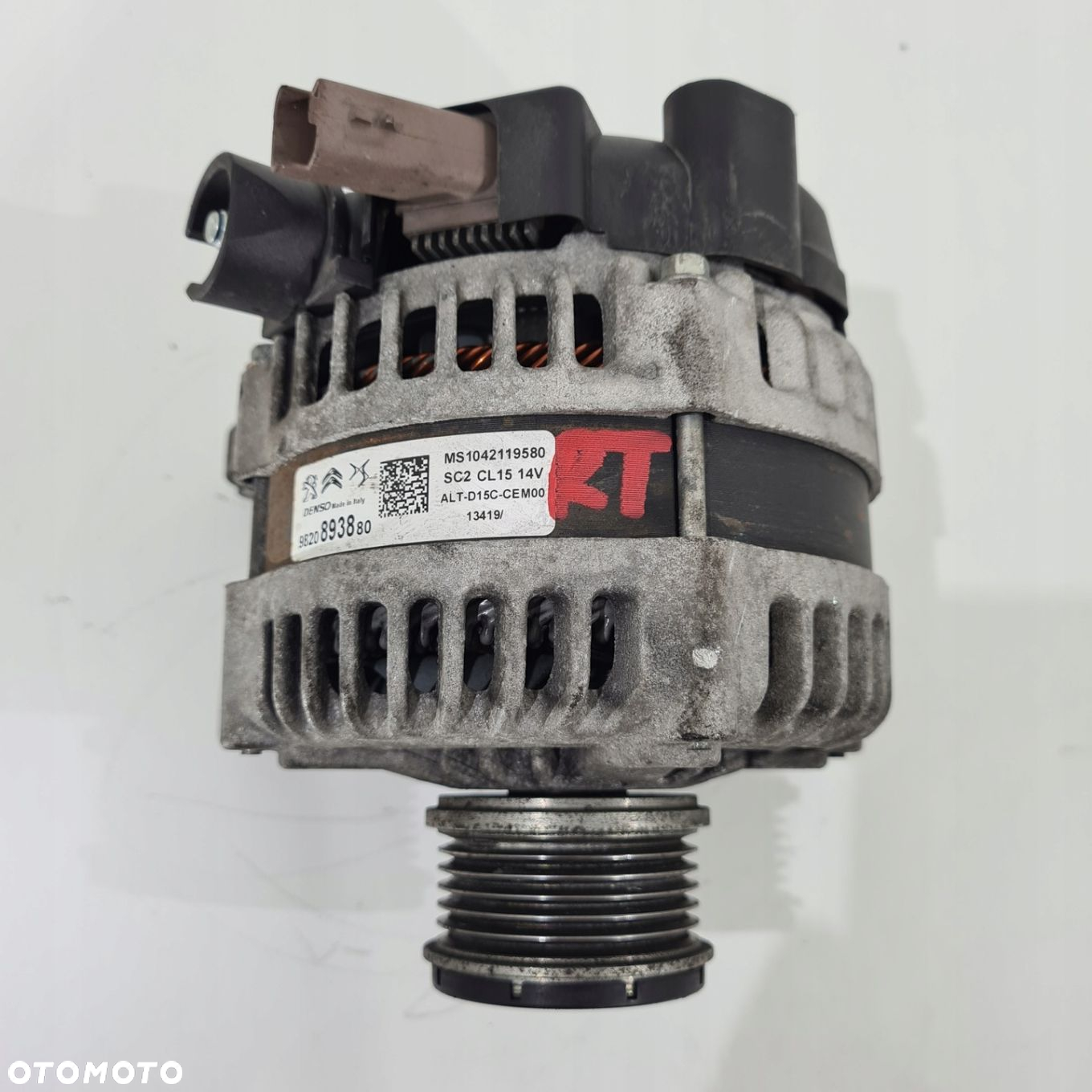 ALTERNATOR 9820893880 MS1042119580 DENSO TOYOTA PROACE 1.5 BLUE HDI - 3