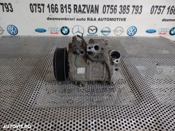 Compresor Clima Ac Aer Conditionat Vw Seat Skoda 1.2 Benzina Cod 6Q0820808G Compresor Clima Fabia 2 Polo Ibiza Up Citigo Etc - Dezmembrari Arad - 4