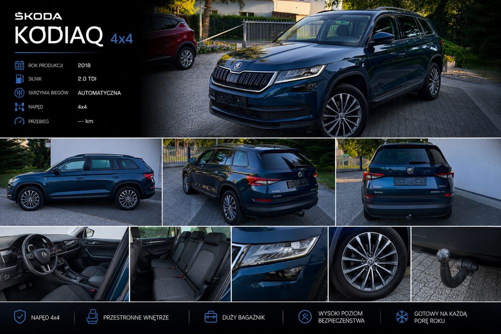 Skoda Kodiaq I (2016-2024) 2.0 TDI 4x4 DSG Style 2017