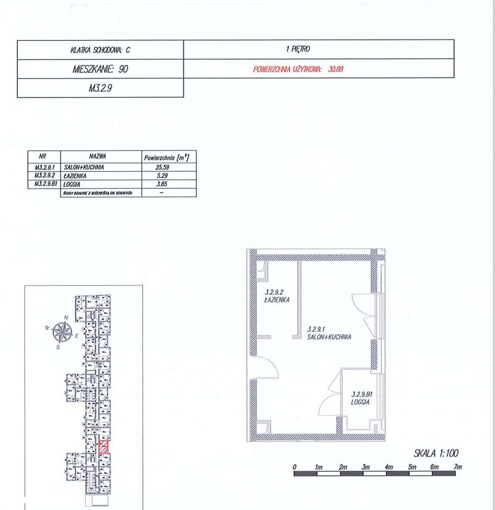 Gotowa kawalerka ok. 31 m2 - Apartamenty Dębowa - Górniak - Łódź - Pełny obrazek: 3/8