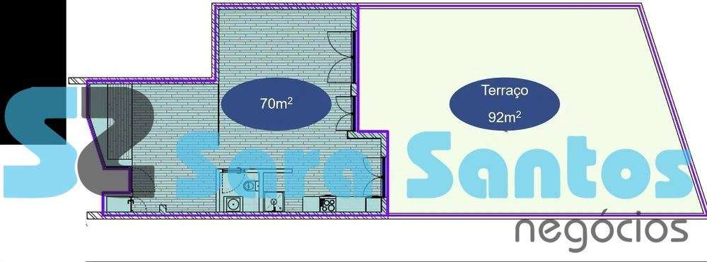 Loja C/Terraço junto ao Metro-Porto - Grande imagem: 4/4