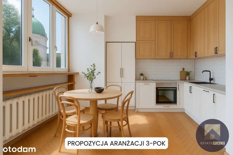 Trójstronne mieszkanie w zadbanej Kamienicy-1