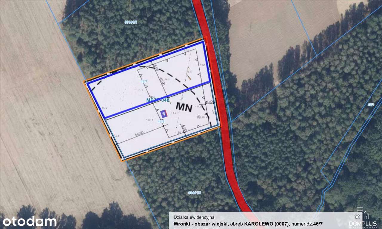 Działka pod dom jednorodzinny Karolewo. - Pełny obrazek: 4/4