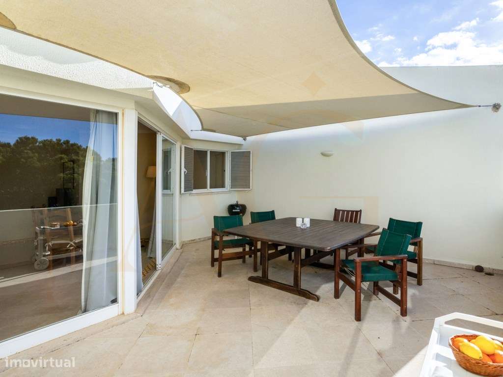 Apartamento T2 com terraço e piscina em Vale do Lobo-20