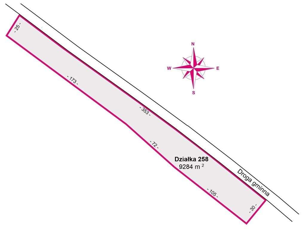 Działka z widokiem 92 ar – Końskie, gm. Dydnia - Pełny obrazek: 4/16