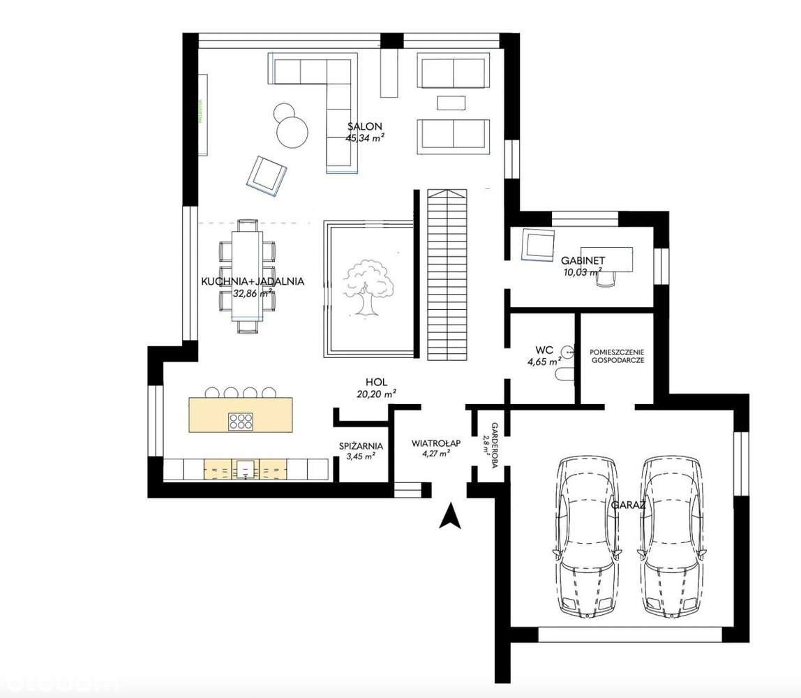 Otoczony zielenią | Nowoczesny | Stan deweloperski - Pełny obrazek: 4/5