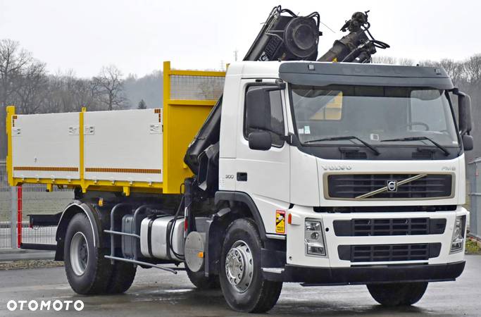 Volvo FM 9 300 * WYWROTKA 5,00m + HIAB 144 D - 3 HIDUO + PILOT - 3