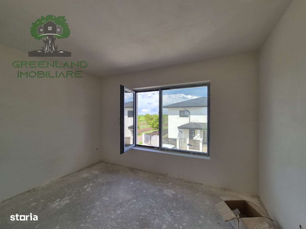 CASA semi single 4 camere, 2 bai, 120mp, teren 350mp, comuna MIROSLAVA - Imagine principală: 2/15